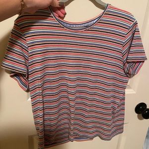 Vintage stripe soft tee